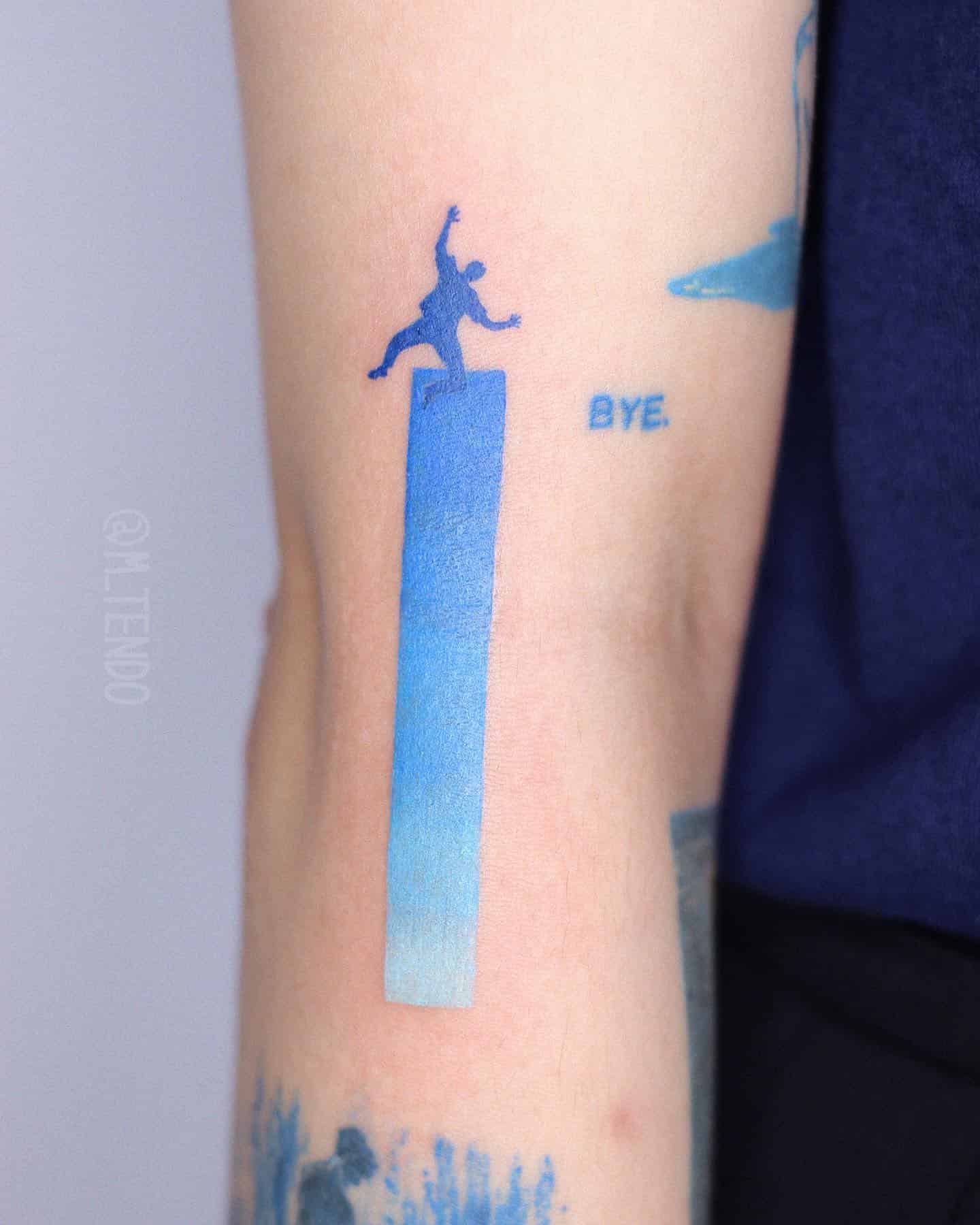 40+ The Most Unique Blue Tattoo Designs