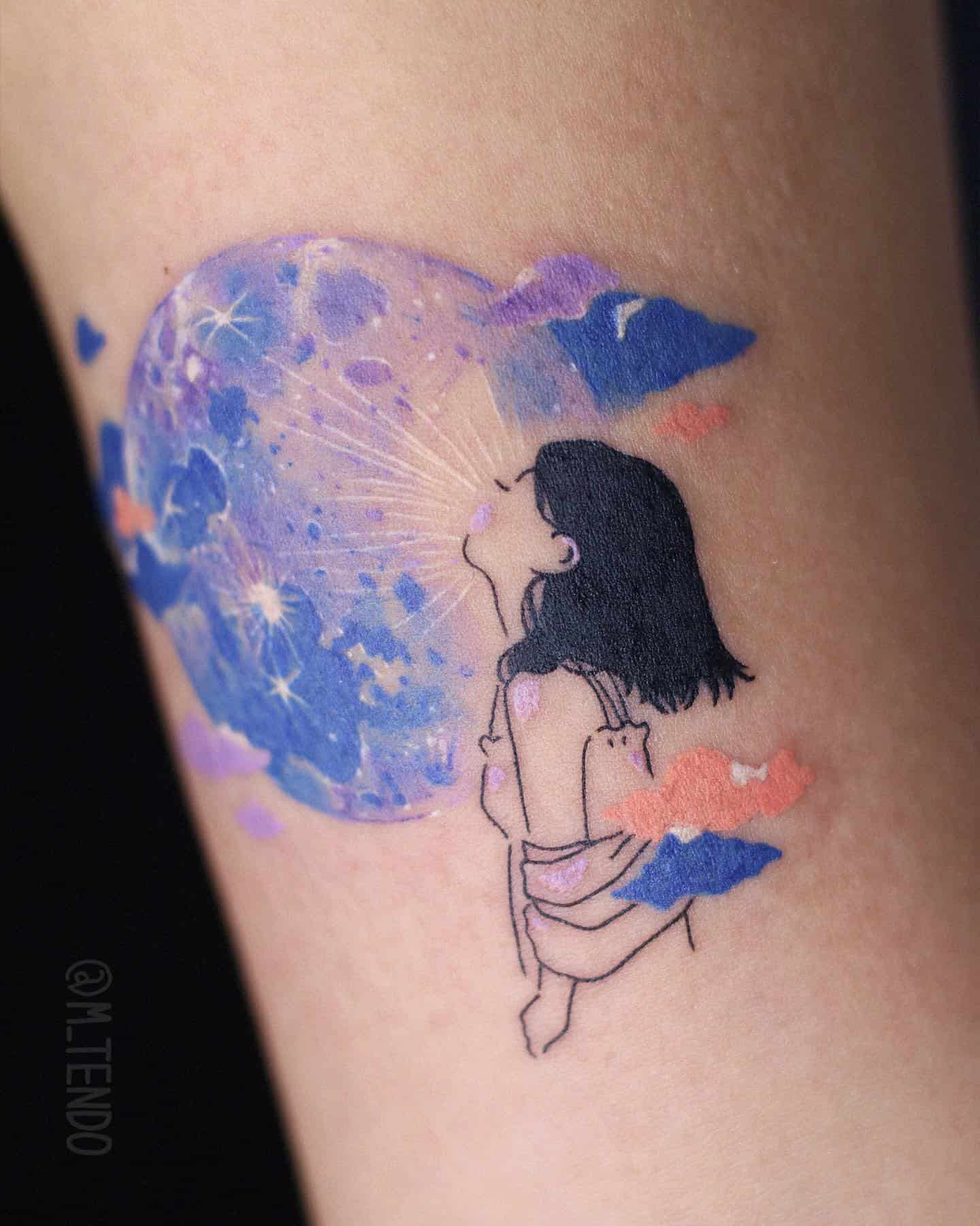 40+ The Most Unique Blue Tattoo Designs