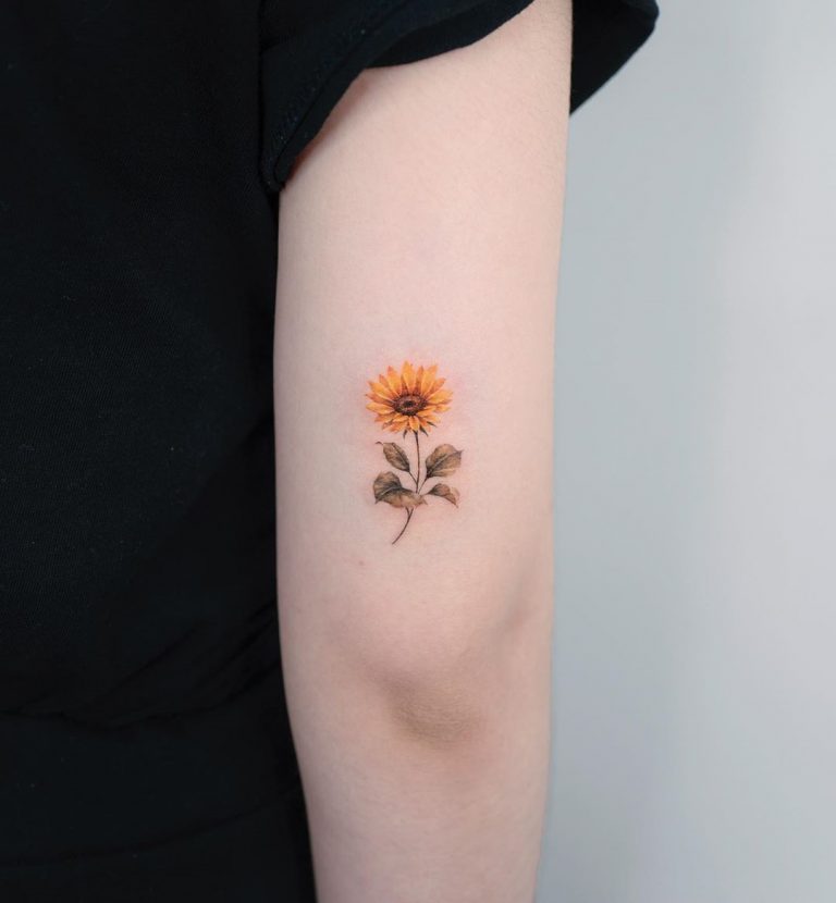 The Best Sunflower Tattoo Ideas and Meaning