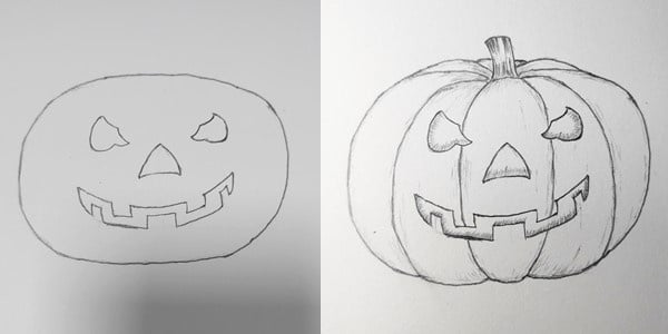 drawing-Halloween-pumpkins-20200828