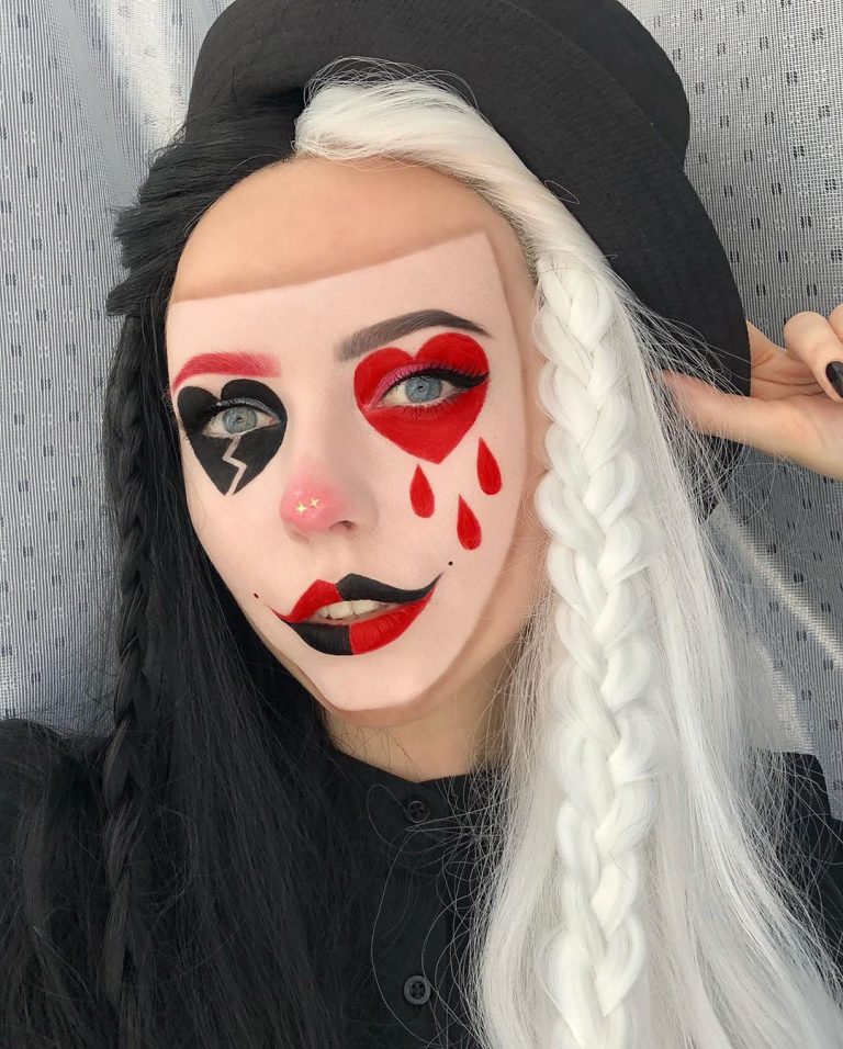 20+ Best Clown Makeup Ideas for Halloween