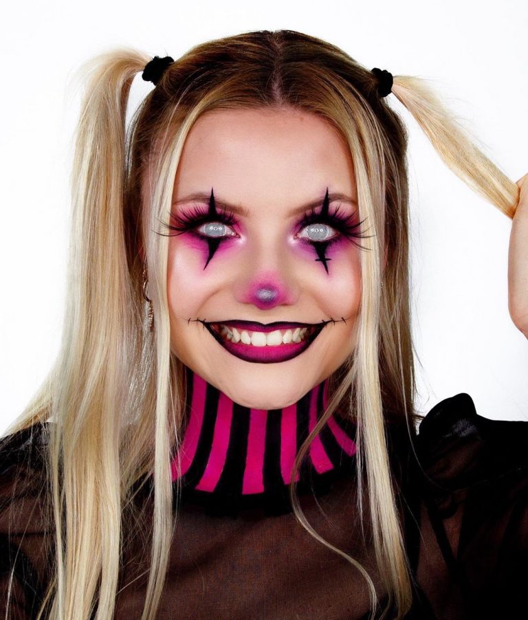 20+ Best Clown Makeup Ideas for Halloween