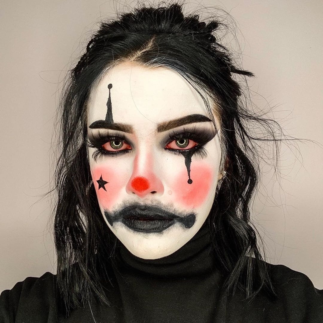 20+ Best Clown Makeup Ideas for Halloween
