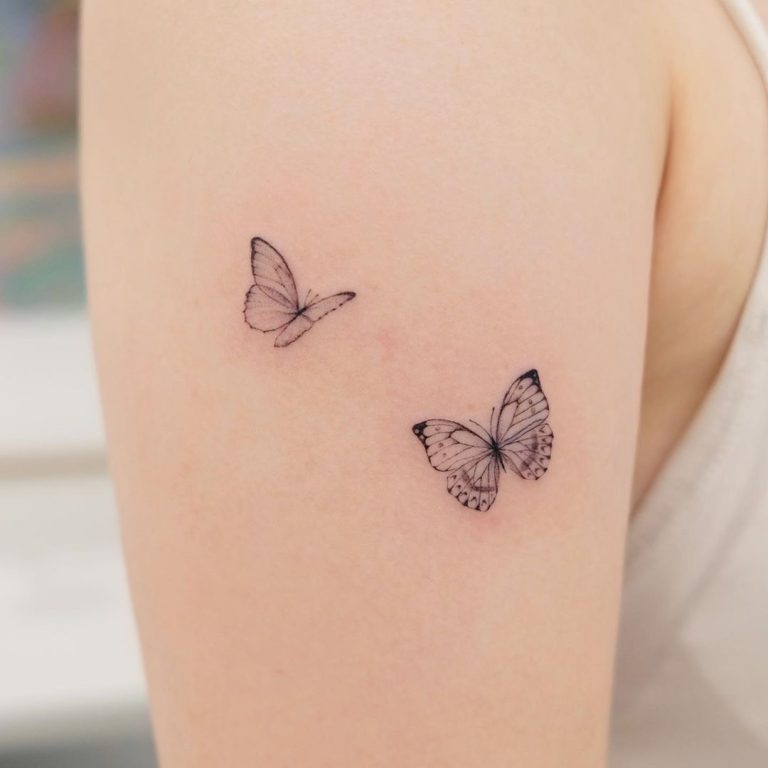 20+ Cute Small Butterfly Tattoo Designs and Ideas