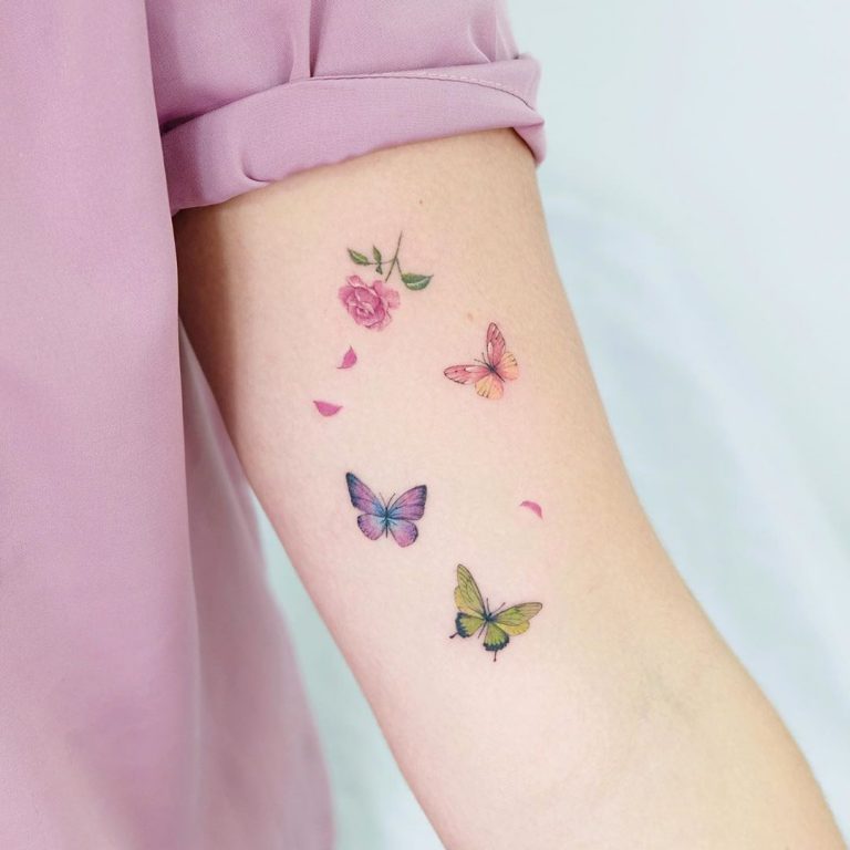 20+ Cute Small Butterfly Tattoo Designs and Ideas