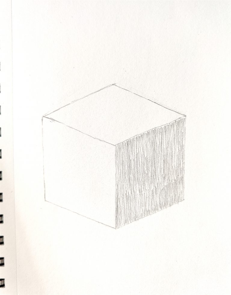 How to Draw a Cube Step by Step