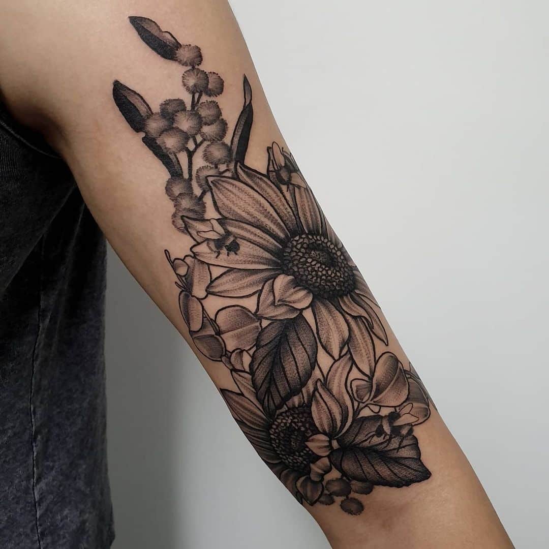 18 Best Sunflower Tattoos to Inspire You