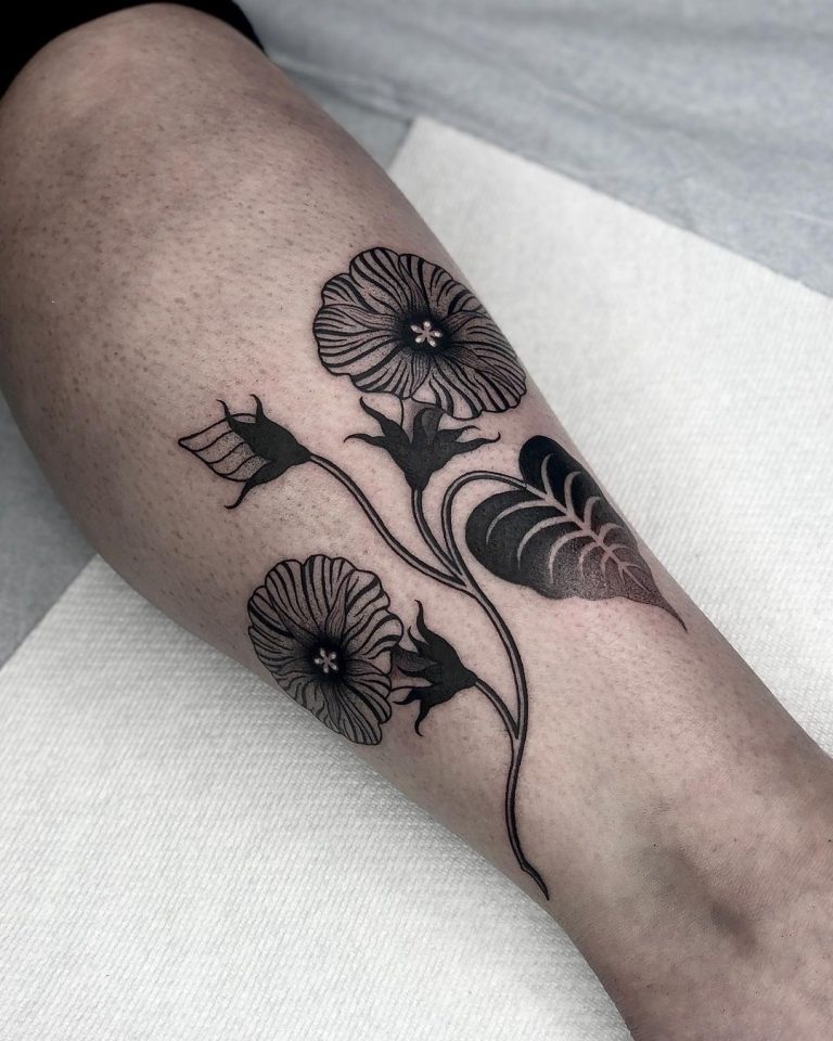 September Birth Flower Tattoos Morning Glory Tattoo