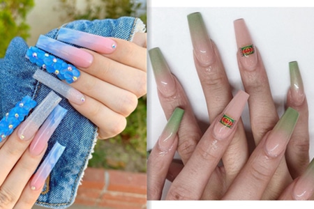 Ombre coffin nails-20210915