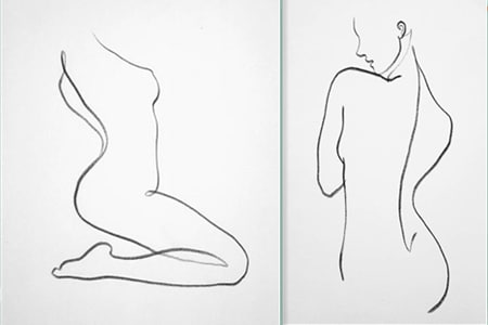 Practice how to draw sexy female bodies with continuous lines-20211220