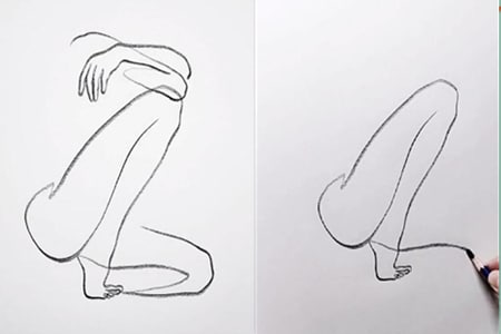 How to draw arms and legs with line art-20220126