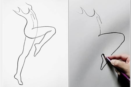 How to draw a beautiful body with line art-2.220106