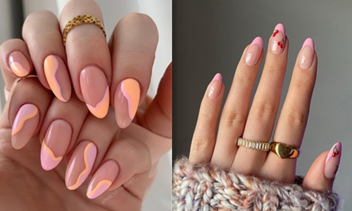 Spring Almond Shape Nails-20220424
