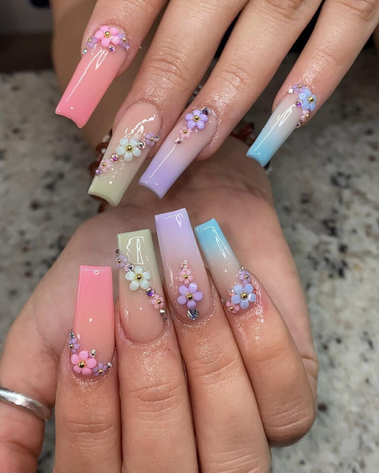 30+ Best Spring Coffin Nails to Inspire You