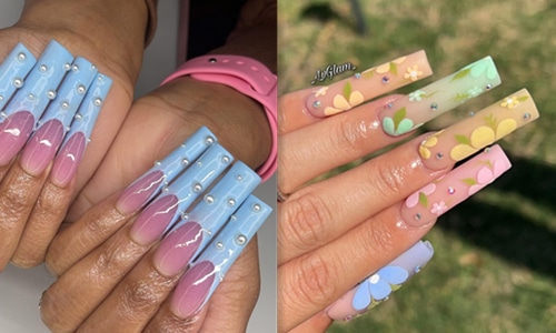 Spring Square Nails-202218