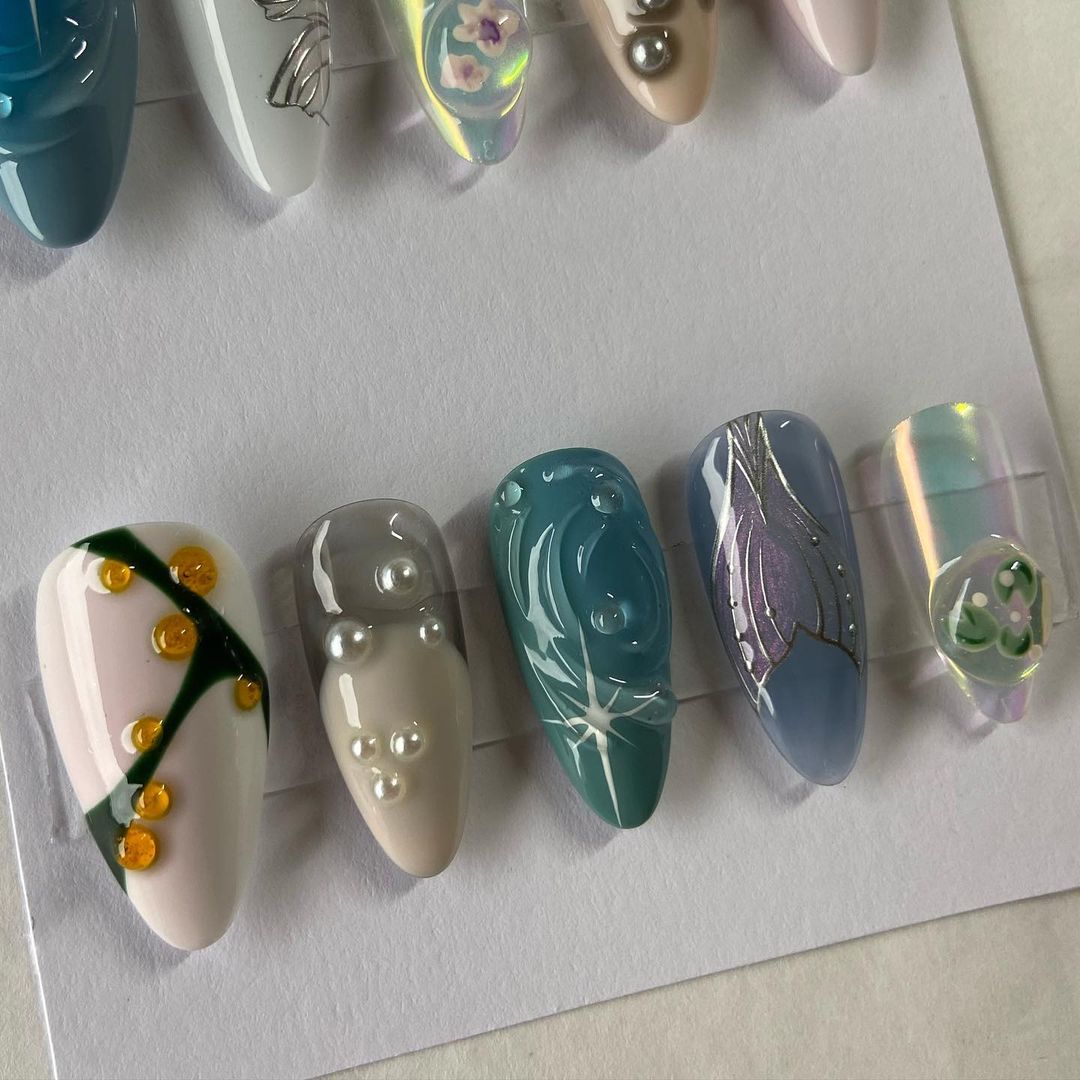 30 Trendy Airbrush Nails to Inspire You