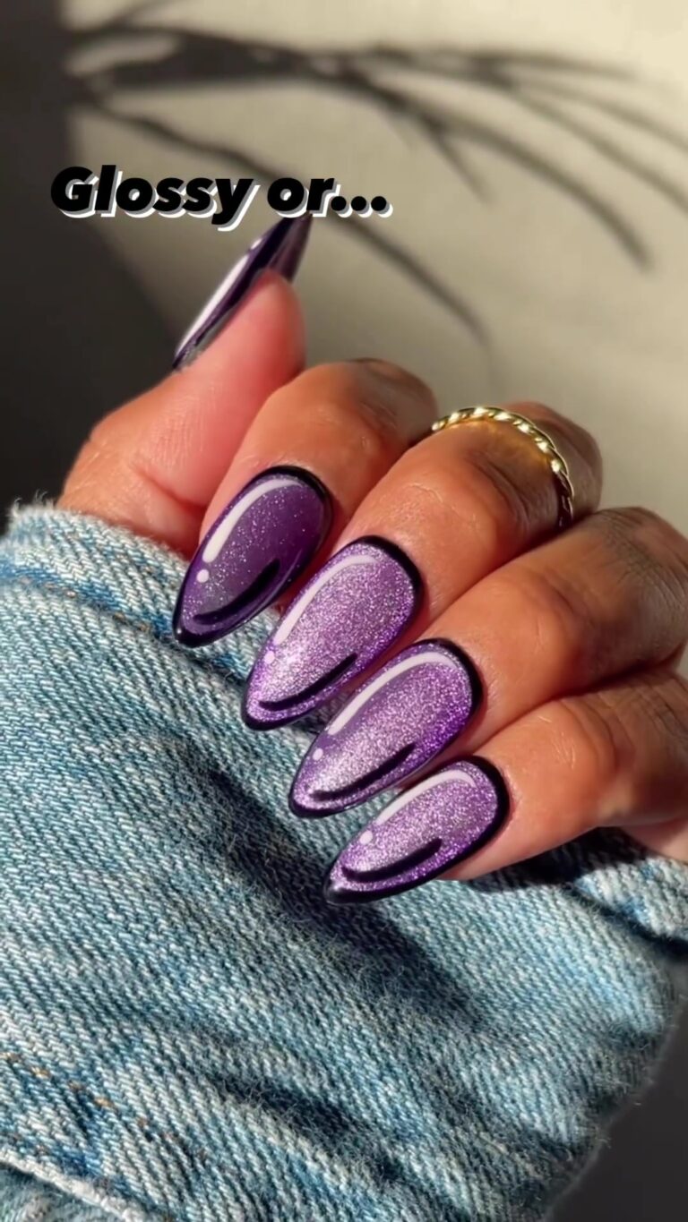 30 Pretty Cat Eye Nails Youll Want To Try